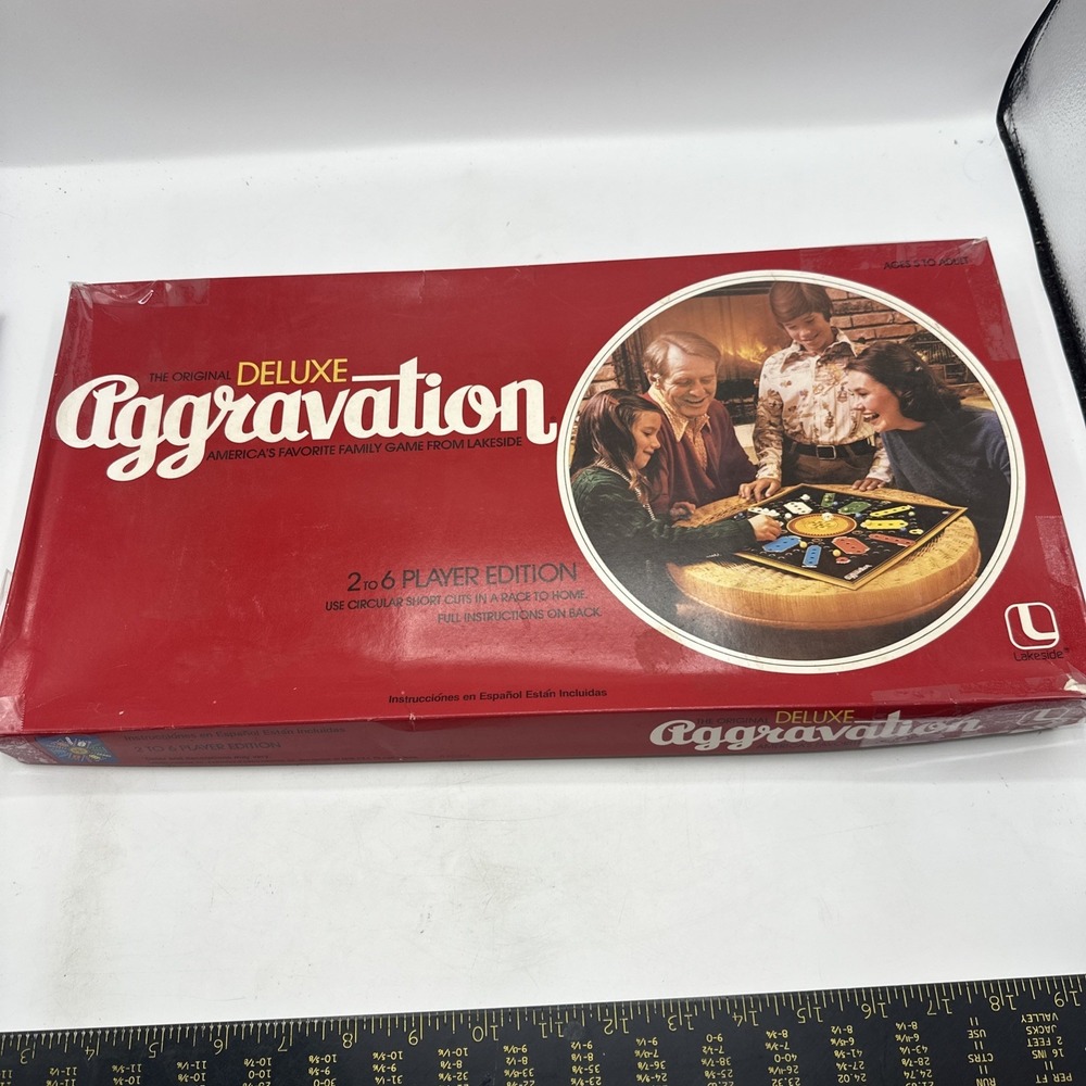 Aggravation Game Deluxe Party Edition Vintage 1977 By Lakeside